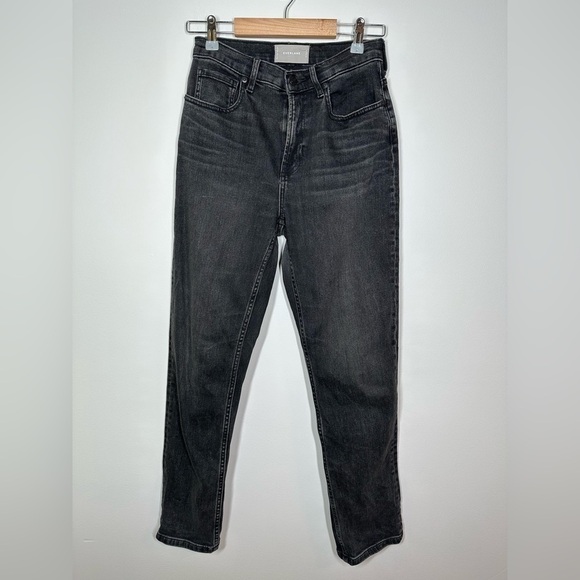 Everlane Washed Black Slim Straight Leg Jeans Size 26 - Picture 3 of 9